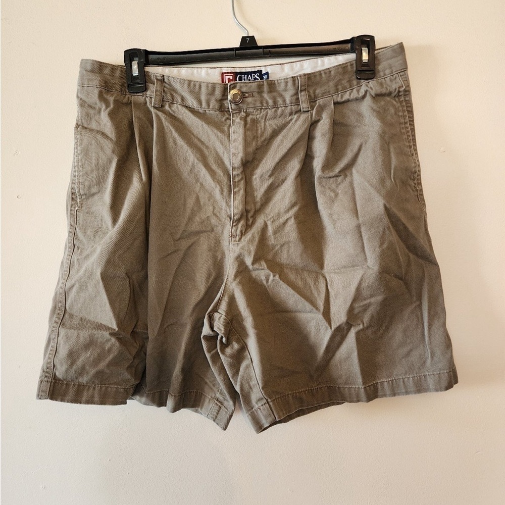 Mens chaps Khaki shorts size 38